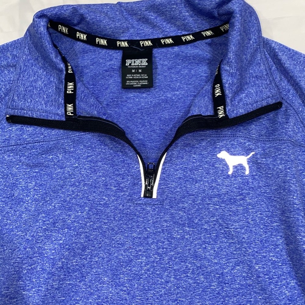 Periwinkle jacket, cozy interior